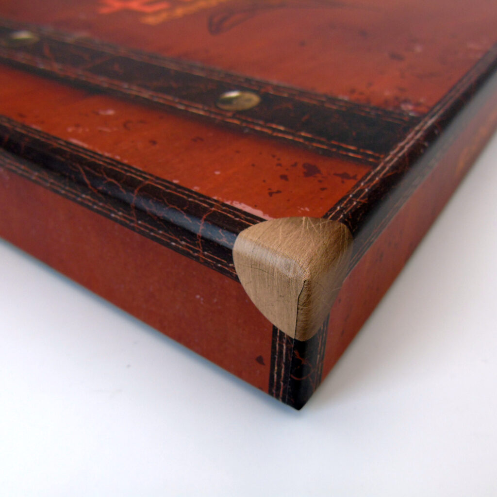 Schallplattenbox in Koffer-Optik