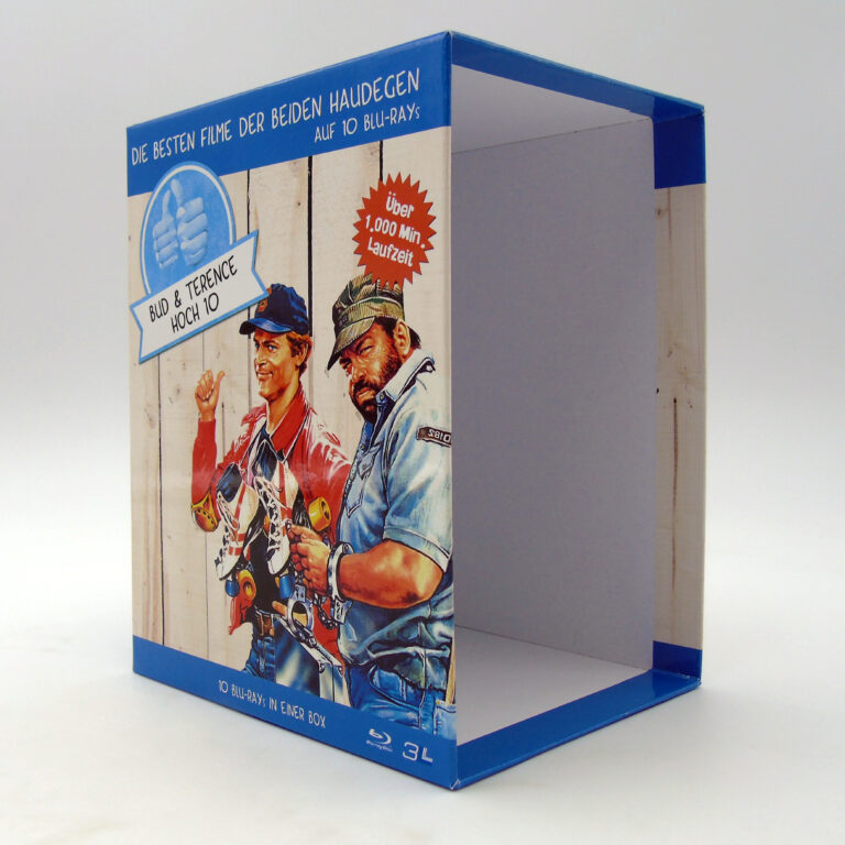 Schuber mit Sonderveredelung für 10 BluRays